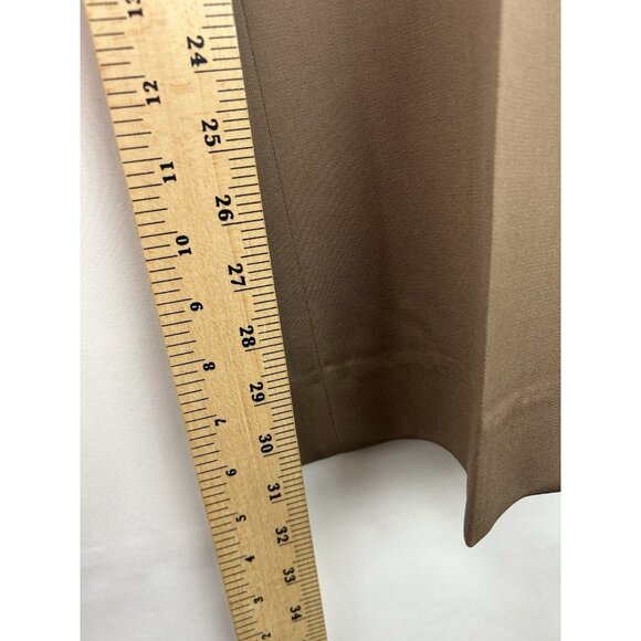 Gunex Italy Dress Slacks Pants Size 8 Office Business Virgin Wool Blend Wide Leg - Picture 7 of 16